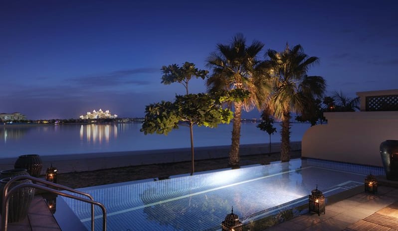 Anantara The Palm Dubai Resort-One Bedroom Beach Pool Villa At Night_7851